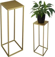 HMP Blumenständer  Blumenbeet LOFT 70 cm GOLD Metall 100% exclusiv elegance