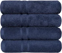 SCANquilt ručník COTTONA tm. modrá 100% česaná bavlna 30 x 50 cm