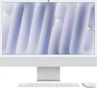 Apple iMac 24" - silber - M4 - 10 Core CPU / 10 Core GPU - 16GB RAM - 256GB SSD - Nanotexturglas