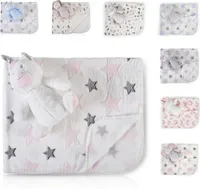 Cangaroo Babydecke 90 x 75 cm mit Plüschtier kuschelige Babydecke Krabbeldecke rosa