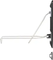 Uchwyt ścienny na rower Wiltec 11,8 x 63,8 x 58,3 cm do 35 kg, uniwersalny uchwyt rowerowy z regulacją wysokości, składany uchwyt rowerowy z ramieniem obrotowym