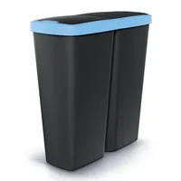 Abfallbehälter COMPLEX DUO schwarz 50 l