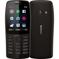 Nokia 210 black mobile gsm dual sim 2,4'' qvga 16mb radio fm kamera vga