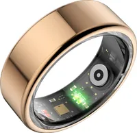 Smart Ring(Innendurchmesser 20,6 mm,Umfang 6.46 cm) Überwachung Schlaf und Herzfrequenz, Fitness- und Wellness-Tracker, Schrittzähler-Ring, wasserdich