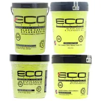 Eco Styler Black Castor & Flax Seed Oil 8oz