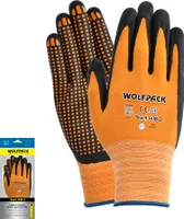 Nylonhandschuhe mit Schaumstoffhandfläche und Nitril-Touchpunkten 10" (Paar)