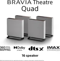 Sony HT-A9M2, Není součástí, Dolby Vision, 504 W, DTS, DTS 96/24, DTS-HD Master Audio, DTS:X, Dolby Atmos, Dolby Digital, Dolby Digital Plus, Dolby..., 126 W, 6 ohm