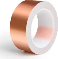 Měděná páska proti slimákům, 40 mm x 30 m plůtek proti slimákům ochrana proti slimákům pro vyvýšené záhony, měděná samolepicí páska