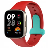 Armband Bizon Strap Watch Dots für Xiaomi Redmi Watch 3 Active, Dunkel