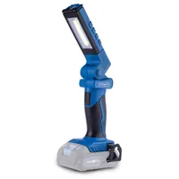 Scheppach Akku-Arbeitsleuchte C-WL20-X | 300 lm | 270° drehbarer sowie 180° schwenkbarer | Stufen einstellbarer Leuchtenkopf | bis 16 std. | 20V IXES