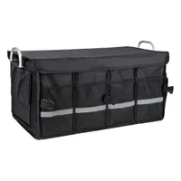 Lescars Kofferraumtasche Klett: Anti-Rutsch-Kofferraumtasche mit  Klettbefestigung Large (Kofferraum Organizer Klett, Kfz Tasche,  Aufbewahrungsboxen) : : Auto & Motorrad