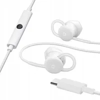 Originálne Slúchadlá Do Uší Google Pixel Usb-C White S Mikrofónom A Diaľkovým Ovládaním
