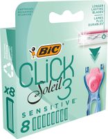 BIC Click 3 Soleil Sensitive Damenrasierer-Nachfüllklingen – 8er Nachfüllpackung