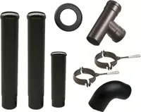 Anschluss-Starter-Set für Pelletöfen Durchmesser 80 mm