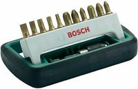 Bosch 12tlg. Schrauberbit-Set Titanium, 2608255990