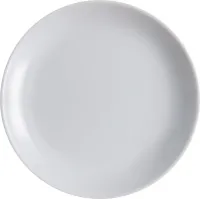 Dessertteller Teller Servierteller Porzellanteller Flach Dessertteller DIWALI Grau 19 cm HOMLA