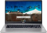 Acer Chromebook 317 (CB317-1H-C7H8) Laptop, 17.3 Inch FHD Display, Intel Celeron N5100, 4 GB RAM, 128 GB eMMC, Intel UHD Graphics, Google ChromeOS, Silver