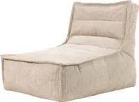 icon Otto Lounger Sitzsack, Beige, Feines Cord Sitzsack, Großer Sitzsack Für Erwachsene mit Füllung - Hergestellt in Deutschland