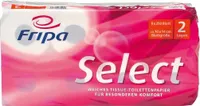 Fripa toaletní papír Select 2-vrstvý jasně bílý 8 rolí po 250 listech