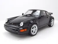 Welly 24023SW Porsche 911 (964) Turbo 1990 schwarz 1:24