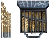Benson Tools Bohrerset 101-teilig, HSS-Titanbeschichtet, inklusive robustem Koffer - Ideal für Holz, Metall und Kunststoff, Perfekt für Heimwerker und Profis