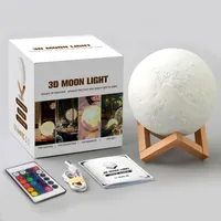 Topchances Mond Lampe 3D Druck