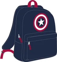 CERDÁ LIFE'S LITTLE MOMENTS Mochila Escolar de Capitan America para Adolescentes con 2 Compartimentos, Espalda Ergonómica y Asas Ajustables, Material Uni niños, Multicolor, Talla única