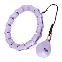 Masážní hula hoop ONE Fitness OHA02 se závažím fialová