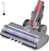Bürste Kompatibel mit Dyson V7, V8, V10, V11, V15 Staubsauger Elektrobürste mit Direktantrieb, Turbinendüse mit 4 Frontlichten