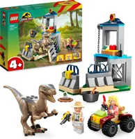 LEGO 76957 Jurassic Park Flucht des Velociraptors, Dinosaurierspielzeug und Buggy-Auto zum Sammeln für Kinder ab 5 Jahren