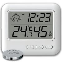 Thermometer Hygrometer Digital LCD Sensor Temperatur Thermo-Hygrometer Luftfeuchtigkeit Raumthermometer Babyzimmer Wohnzimmer Büro Kühlschrank Retoo