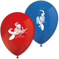 Balony lateksowe Spider-Man mix 28 cm, 8 sztuk.