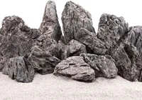 Aquarium Natursteine Mini Landschaft Seiryu Deko grau 1 Stück Gr.S 100-500g Nr.66
