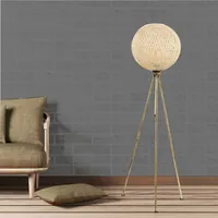 Opviq, Pied- Pied FLH, Gold, Stehlampen, 35 x 35 cm, Metallkörper