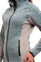 Icepeak Bleeker Strickfleecejacke Damen, Farbe:Türkis, Größe:XXL