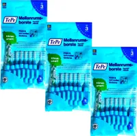 3x8 TePe Original Interdentalbürsten - 0,6mm blau