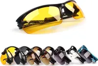 Herrenmode Sport Sonnenbrille Fahrrad Radfahren Fahren Angeln Brille Brillen-Schwarzer Rahmen + Nachtsichtglas