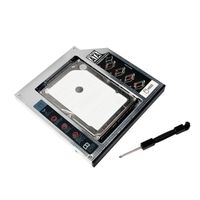 SATA HDD Festplatten Caddy Einbaurahmen Adapter für Laptop und Notebook 12,7mm