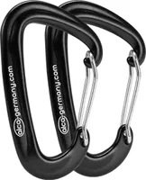 alca® Karabiner-Haken 2 Stück 500kg Belastbarkeit Schlüsselanhänger Camping Outdoor Freizeit