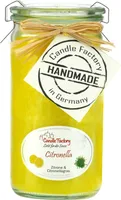 Citronella - Mini Jumbo Windlicht im Weckglas von Candle Factory