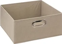 Textilní úložný box, zelený, 31 x 15 cm
