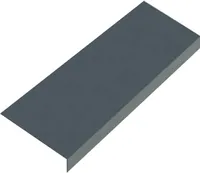 Traufblech Br. 167 mm, 3 m, Tschechisches Aluminium, Anthrazit RAL 7016