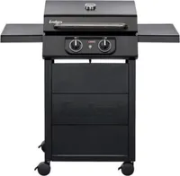 Elektrogrill Enders eCrave 2 schwarz mit zwei Grillzonen
