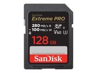 SanDisk SDSDXEP-128G-GN4IN, 128 GB, SDXC, Klasse 10, UHS-II, 280 MB/s, 100 MB/s