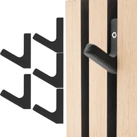 5x Garderobenhaken Akustikpaneele Kleiderhaken Akustikpanele Haken Universal Halter