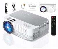 Mini Beamer Full HD LED Beamer Heimkino LED Projektor 720p 4000lm 2000: 1.170 Zoll Zenwire Q6