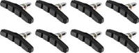 8x V Brake Brems Beläge für Felgenbremsen City MTB Trekking Bike