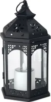 LED-Solar Laterne Ramona schwarz