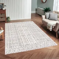 Conceptum Hypnose, Woobtny0228, Teppich, Grau, 100 x 200 cm