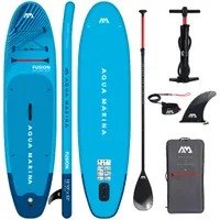 Aqua Marina Fusion SUP Board 330 cm aufblasbar – Allround Paddleboard für Anfänger – Blau
